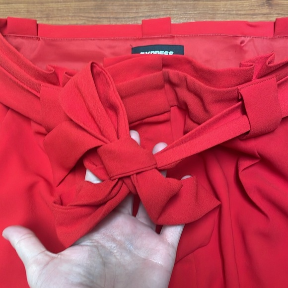 Express High Waisted Paperbag Ankle Pant size 6 - Picture 6 of 10